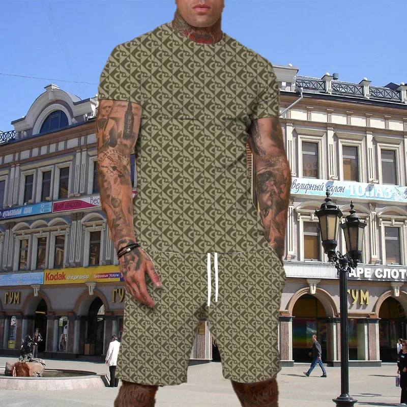 New Fashion Luxury Elements High-quality Suit 3D Crew Neck Printing Men's Breathable and Comfortable Outdoor Sports Top Shorts
New Fashion Luxury Elements High-quality Suit 3D Crew Neck Printing Men's Breathable and Comfortable Outdoor Sports Top Shorts