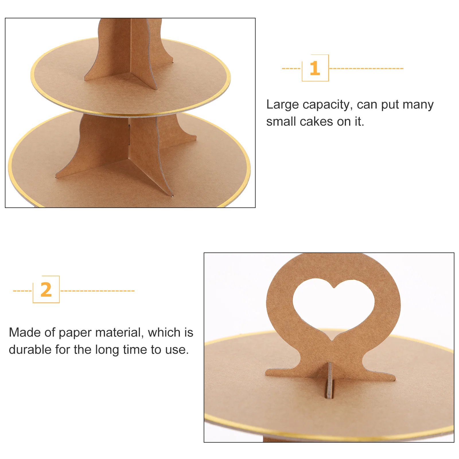 2pcs Paper Cake Display Rack Three Layers Stand For Dessert Cupcake Macaron Holder Party Event Decorative Storage Tower
2pcs Paper Cake Display Rack Three Layers Stand For Dessert Cupcake Macaron Holder Party Event Decorative Storage Tower