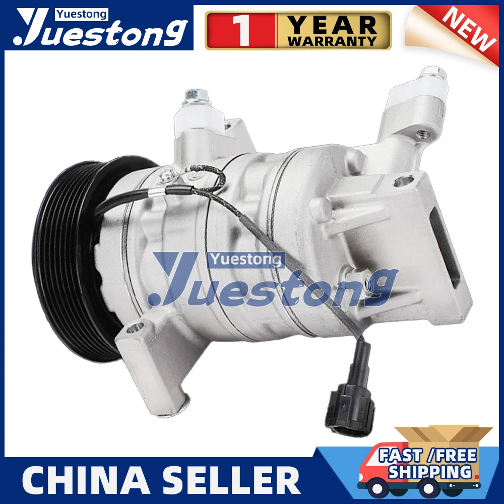 CO11348C AC Compressor w 7-Groove Pulley for Nissan Versa 09-11 L4 1.6L 92600CJ73A 92600CJ73D 92600CJ73E 92600AX020 W10A1812098
CO11348C AC Compressor w 7-Groove Pulley for Nissan Versa 09-11 L4 1.6L 92600CJ73A 92600CJ73D 92600CJ73E 92600AX020 W10A1812098