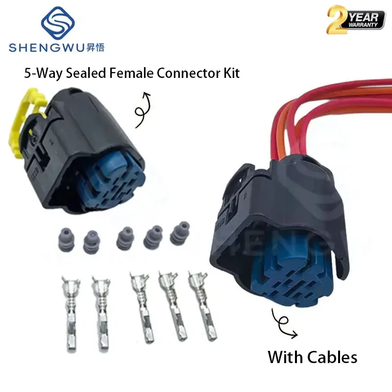 5 Way Trapez Sealed Female Connector 1928405159 Harness Receptacle Pigtail For Bosch Fuel Pump Injector Sensor VW Audi Honda
5 Way Trapez Sealed Female Connector 1928405159 Harness Receptacle Pigtail For Bosch Fuel Pump Injector Sensor VW Audi Honda