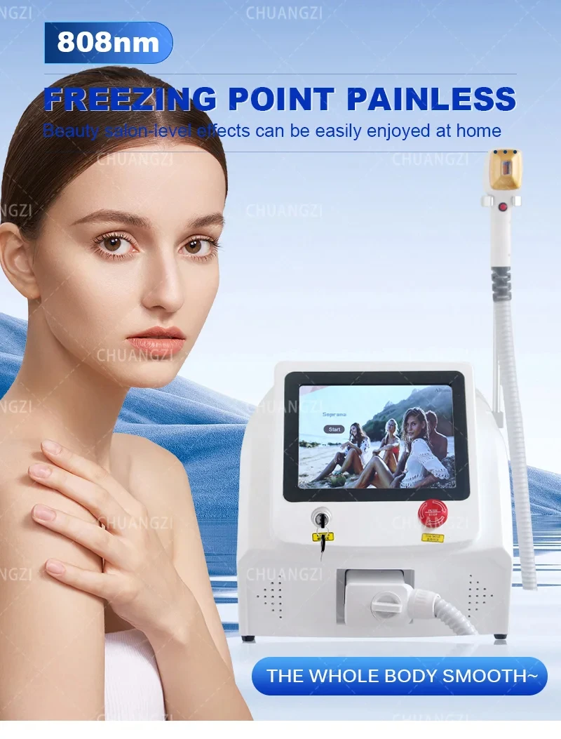 3000W high-frequency diode laser hair removal machine, ice point painless hair removal, ice titanium professional beauty salon e
3000W high-frequency diode laser hair removal machine, ice point painless hair removal, ice titanium professional beauty salon e