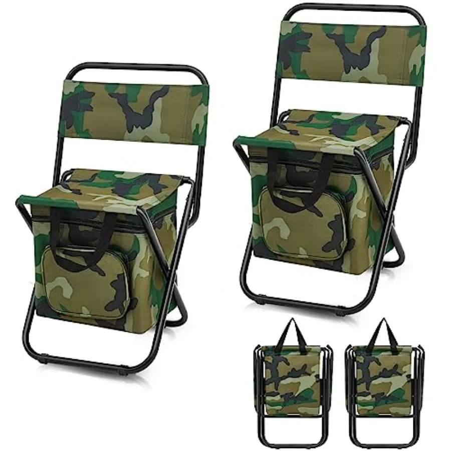 2 Pcs Fishing Chair with Cooler Bag Multi-Function Foldable Compact Fishing Stool Hunting Chair Portable Backrest Stool with Fo
2 Pcs Fishing Chair with Cooler Bag Multi-Function Foldable Compact Fishing Stool Hunting Chair Portable Backrest Stool with Fo