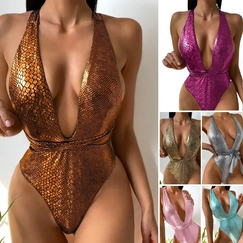 New Solid Color Jumpsuit Swimsuit for Women Fashion Tight Fitting Backless Women's Swimsuit
New Solid Color Jumpsuit Swimsuit for Women Fashion Tight Fitting Backless Women's Swimsuit