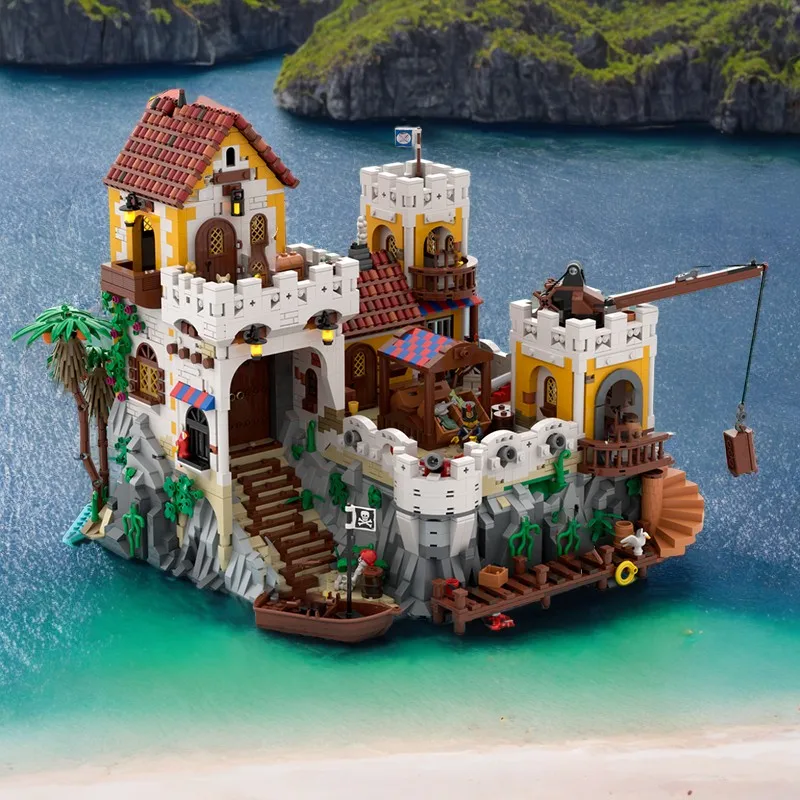 4153-Piece Custom Building Set: 6276 "Eldorado Fortress" Remake, Recreating Classic Pirate-Themed Fortress building blocks
4153-Piece Custom Building Set: 6276 "Eldorado Fortress" Remake, Recreating Classic Pirate-Themed Fortress building blocks