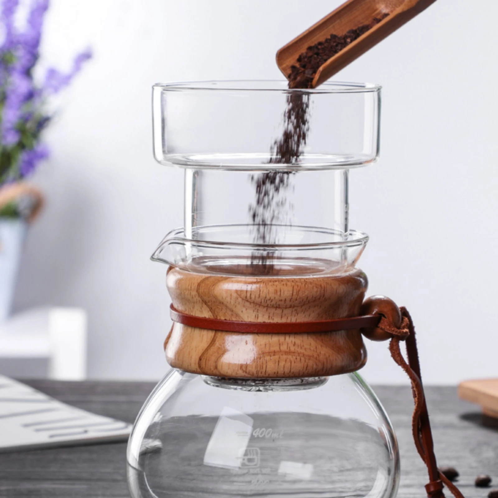 Cold Drip Coffee Pot Capacity Markings Slow Drip Coffee Brewer Kitchen Drinkware Wooden Collar
Cold Drip Coffee Pot Capacity Markings Slow Drip Coffee Brewer Kitchen Drinkware Wooden Collar
