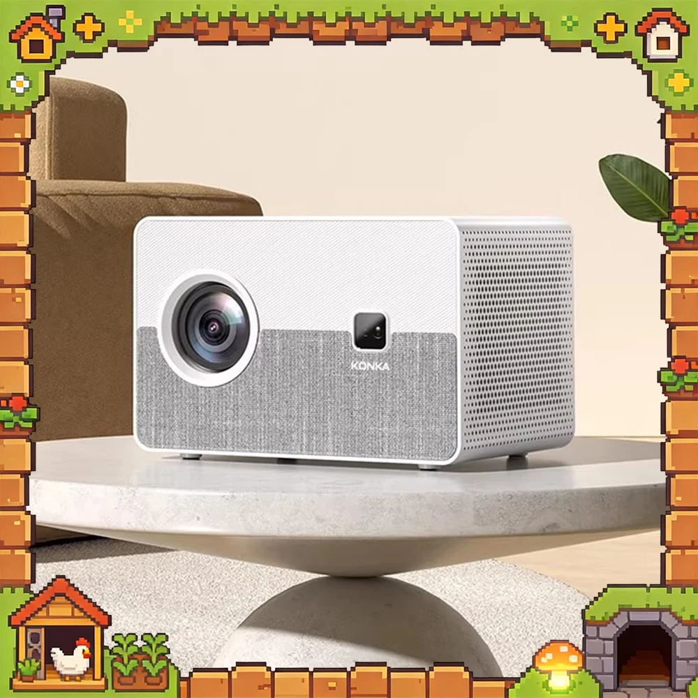 KONKA H4Pro Projector 1080P 220CVIA Lumens Contrast Projectors Support Four-Way Correction Autofocus Support WIFI Bluetooth Gift
KONKA H4Pro Projector 1080P 220CVIA Lumens Contrast Projectors Support Four-Way Correction Autofocus Support WIFI Bluetooth Gift