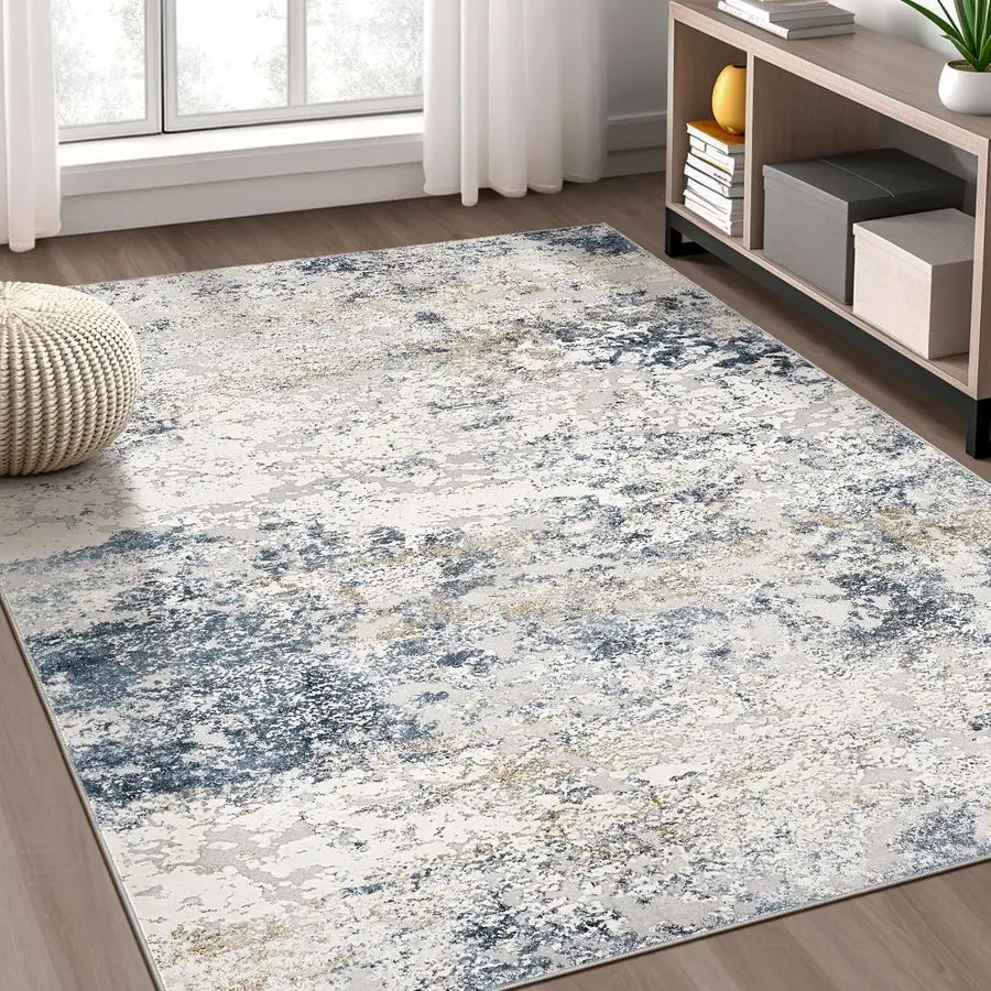 Rug Living Room Rugs 5x7 Abstract Large Soft Indoor Washable Rug Neutral Modern Low Pile Carpet for Bedroom Dining Room Farmhous
Rug Living Room Rugs 5x7 Abstract Large Soft Indoor Washable Rug Neutral Modern Low Pile Carpet for Bedroom Dining Room Farmhous