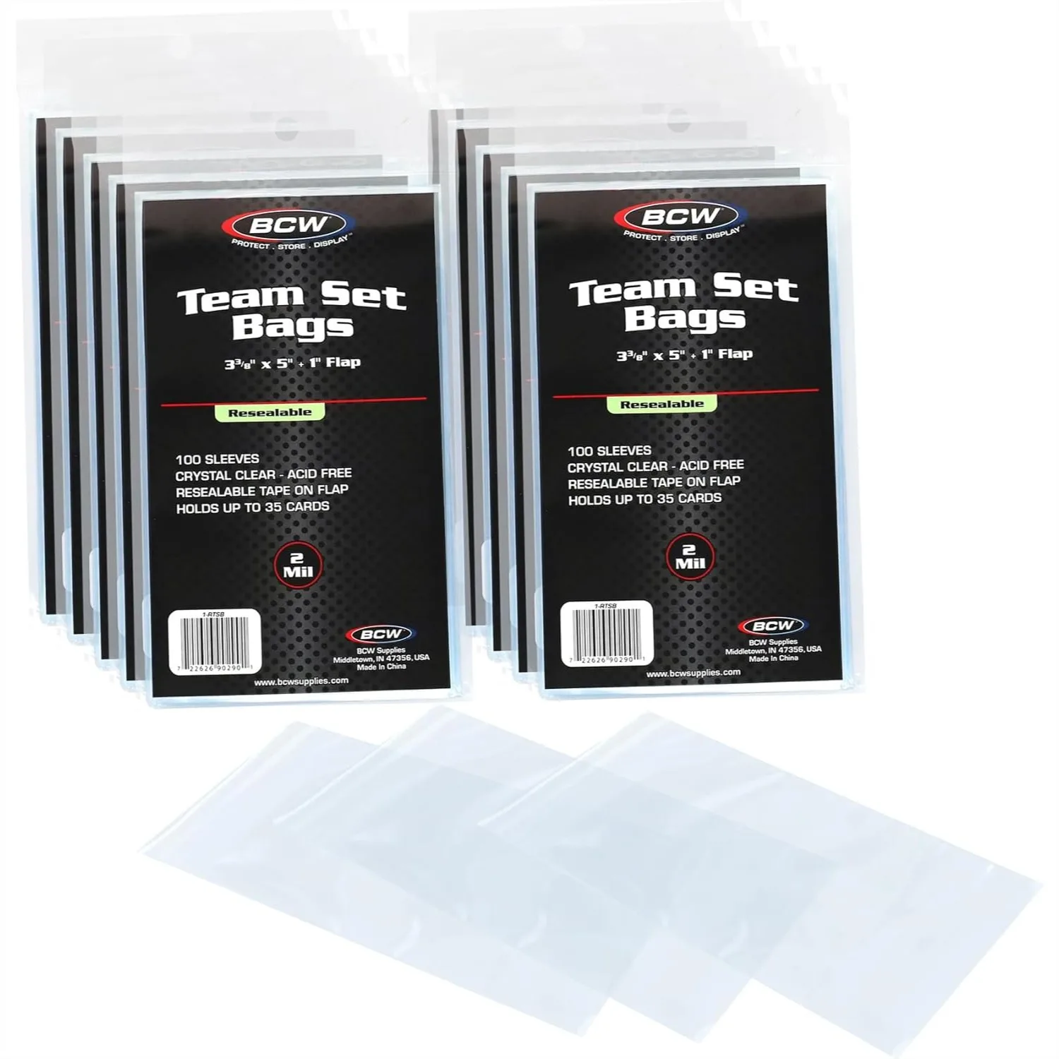 Resealable Team Bags For Trading Cards 1000 Count Holds 35 Loose Cards Or 5 Toploaders Acid-Free Polypropylene
Resealable Team Bags For Trading Cards 1000 Count Holds 35 Loose Cards Or 5 Toploaders Acid-Free Polypropylene