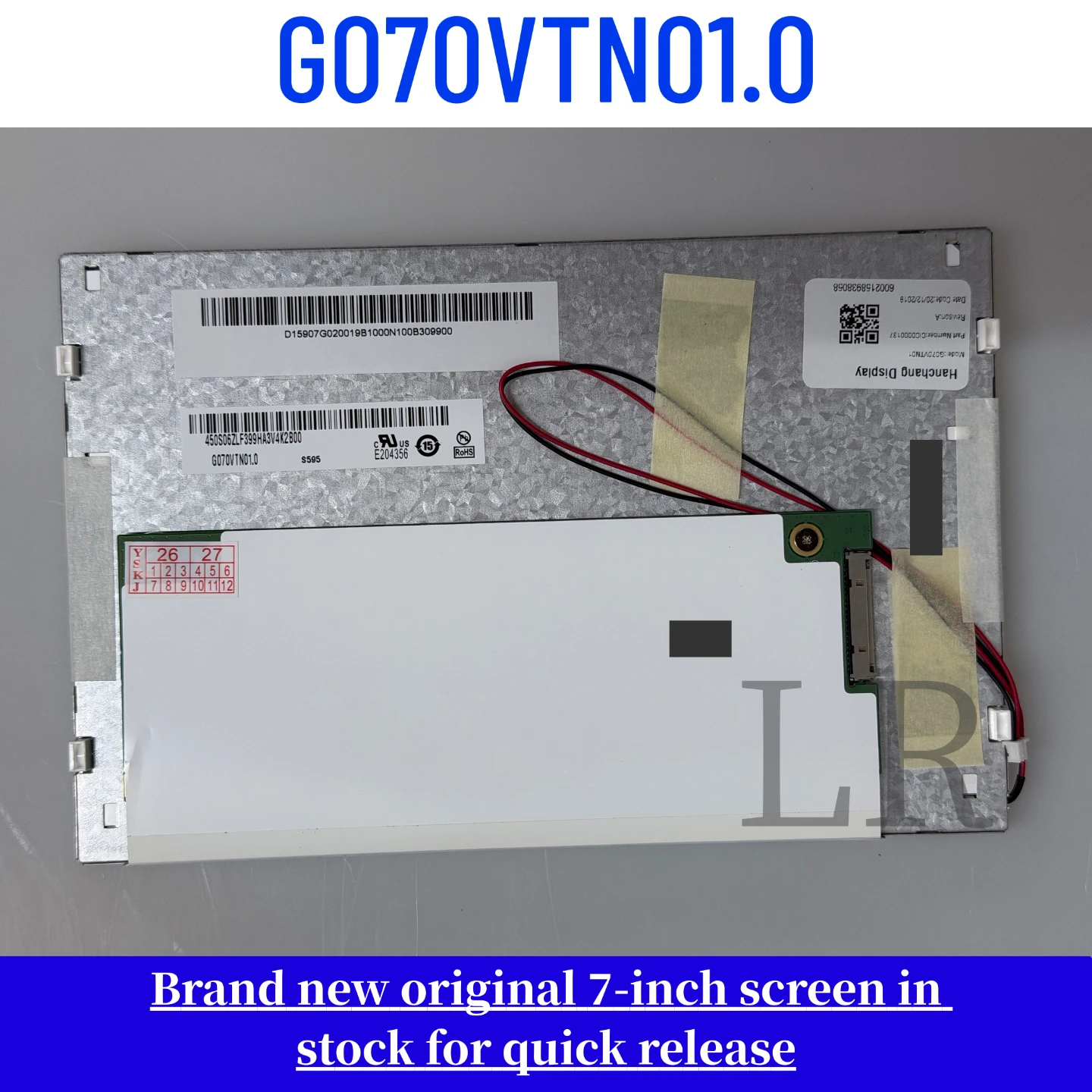 G070VTN01.0 Brand-New, Genuine 7-Inch LCD Display
G070VTN01.0 Brand-New, Genuine 7-Inch LCD Display