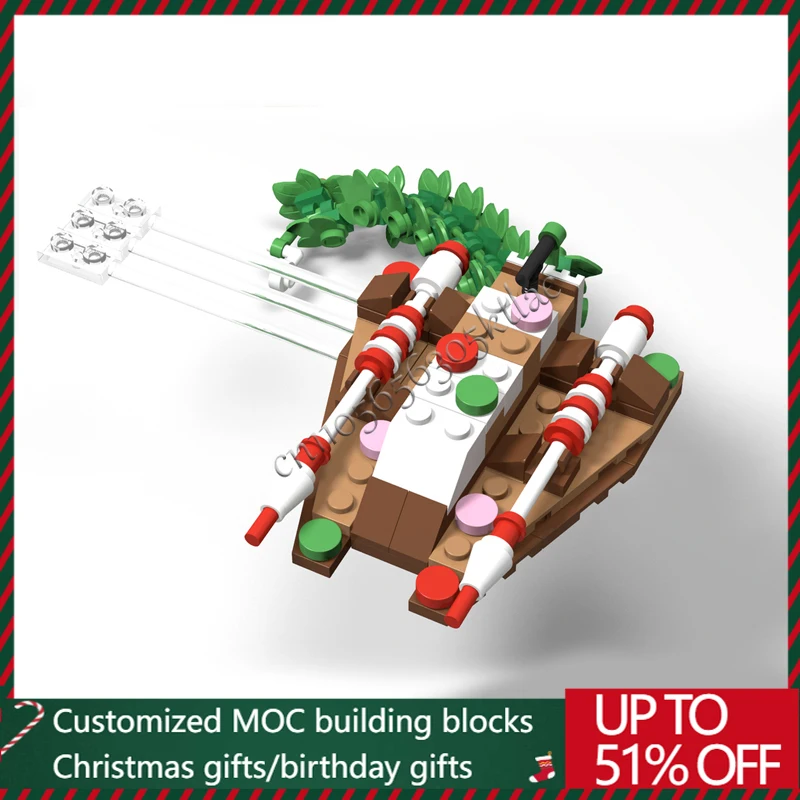 130 PCS Cool Gingerbread Wreath Snowspeeder Technology Addon Building Blocks Children Diy Assembly Surprise Toys Birthday Gifts
130 PCS Cool Gingerbread Wreath Snowspeeder Technology Addon Building Blocks Children Diy Assembly Surprise Toys Birthday Gifts