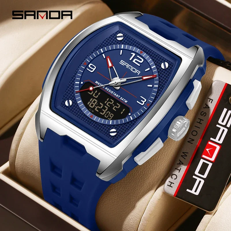 Sanda 5109 Top Brand Men's Quartz Watch Multifunction Calendar Alarm Clock Countdown Luminous Sport Fashion Trend Student Watch
Sanda 5109 Top Brand Men's Quartz Watch Multifunction Calendar Alarm Clock Countdown Luminous Sport Fashion Trend Student Watch