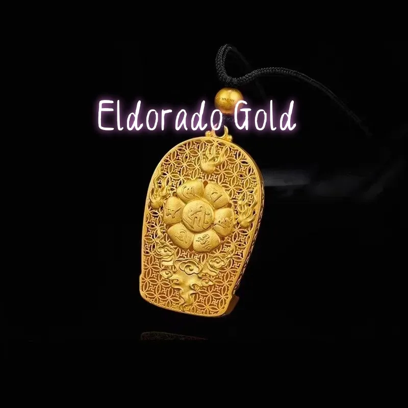 Eldorado Gold Eldorado Eldorado Unisex 24K (AU999) Avalokitesvara Pendant | Solid Gold 3D Statue, Chiseled Lotus Patterns In Ma
Eldorado Gold Eldorado Eldorado Unisex 24K (AU999) Avalokitesvara Pendant | Solid Gold 3D Statue, Chiseled Lotus Patterns In Ma