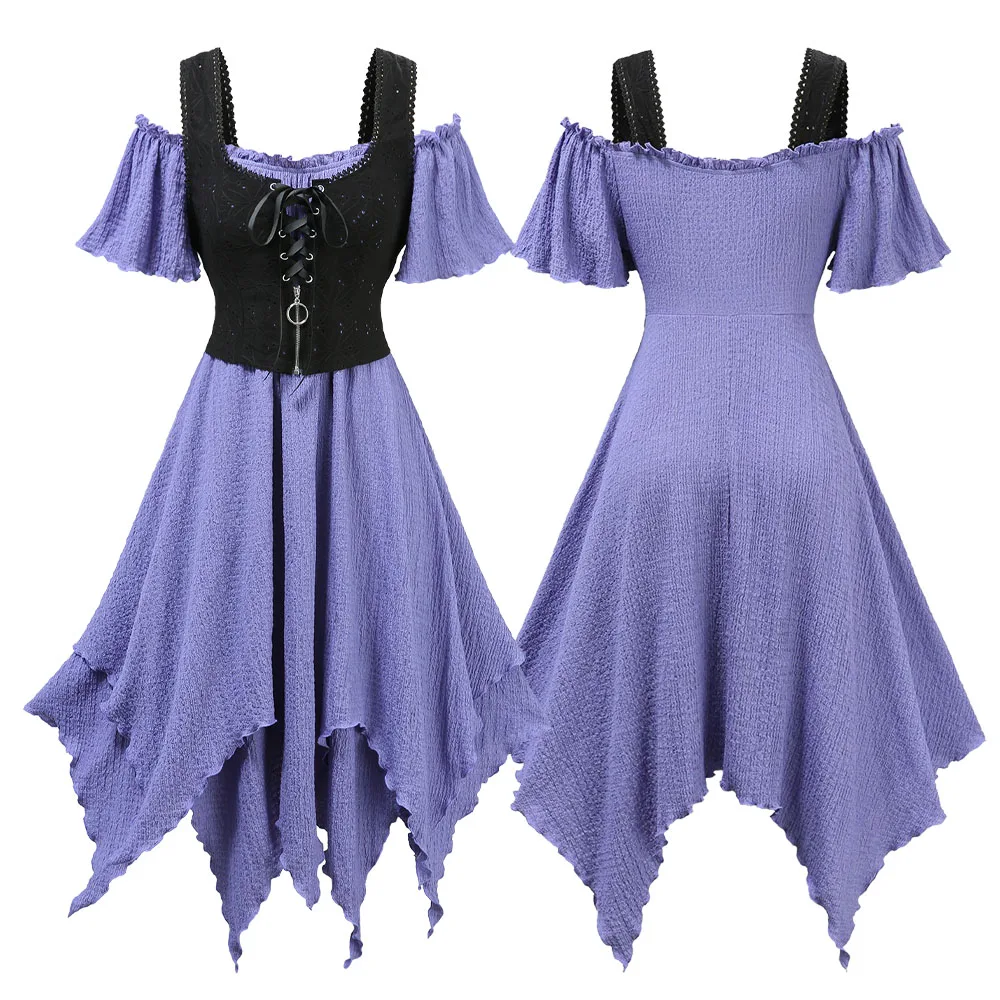 ROSEGAL Платье-майка больших размеров с открытыми плечами, весна-лето 2026, платья на шнуровке с открытыми рукавами-бабочками и оборками на молнии
ROSEGAL Платье-майка больших размеров с открытыми плечами, весна-лето 2026, платья на шнуровке с открытыми рукавами-бабочками и оборками на молнии