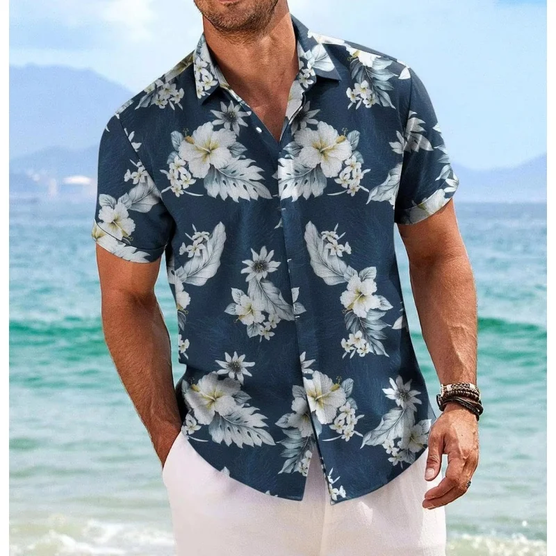 Fashion Hawaiian Colorful Flower Leaf Pattern Shirt For Men Plants 3D Print Beach Shirts Summer Short Sleeve Street Blouses
Fashion Hawaiian Colorful Flower Leaf Pattern Shirt For Men Plants 3D Print Beach Shirts Summer Short Sleeve Street Blouses