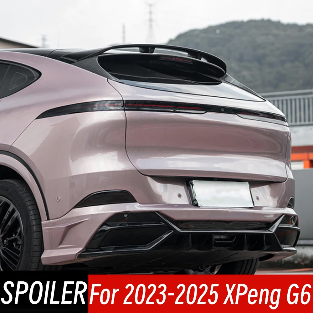 For XPeng G6 2023 2024 2025 Rear Roof Trunk Lid Lip Spoiler Wings Car Black Carbon Sport Styling Exterior Tail Wings Accessories
For XPeng G6 2023 2024 2025 Rear Roof Trunk Lid Lip Spoiler Wings Car Black Carbon Sport Styling Exterior Tail Wings Accessories