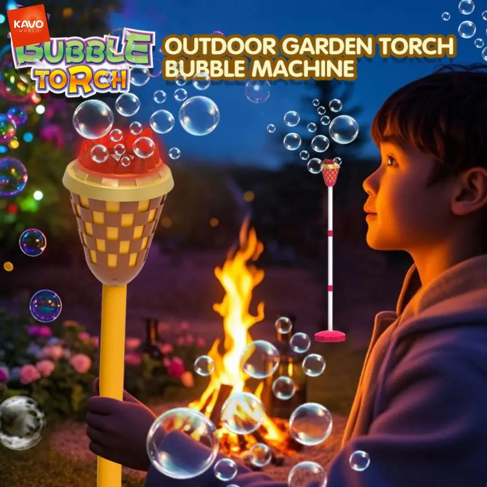 KAVOWORLD Torch Design Automatic Bubble Blower With Light Music 3 Level Control Bubble Toy for Kids Garden Beach Wedding Party
KAVOWORLD Torch Design Automatic Bubble Blower With Light Music 3 Level Control Bubble Toy for Kids Garden Beach Wedding Party