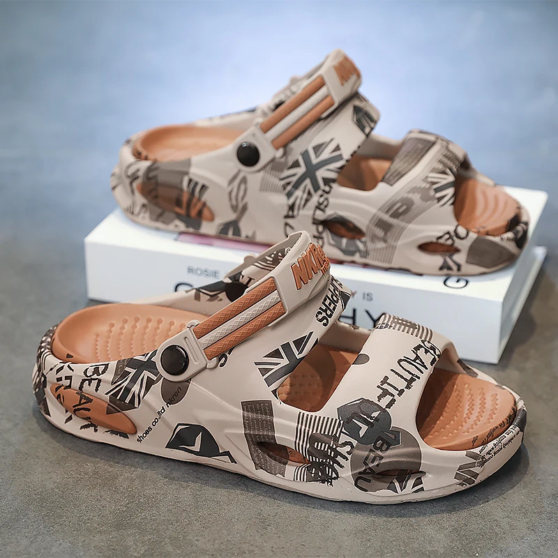 YRZL Mens Sandals High Quality Lightweight Soft Sole Summer Beach Shoes Man Non Slip Comfortable Bathroom Slippers for Men
YRZL Mens Sandals High Quality Lightweight Soft Sole Summer Beach Shoes Man Non Slip Comfortable Bathroom Slippers for Men