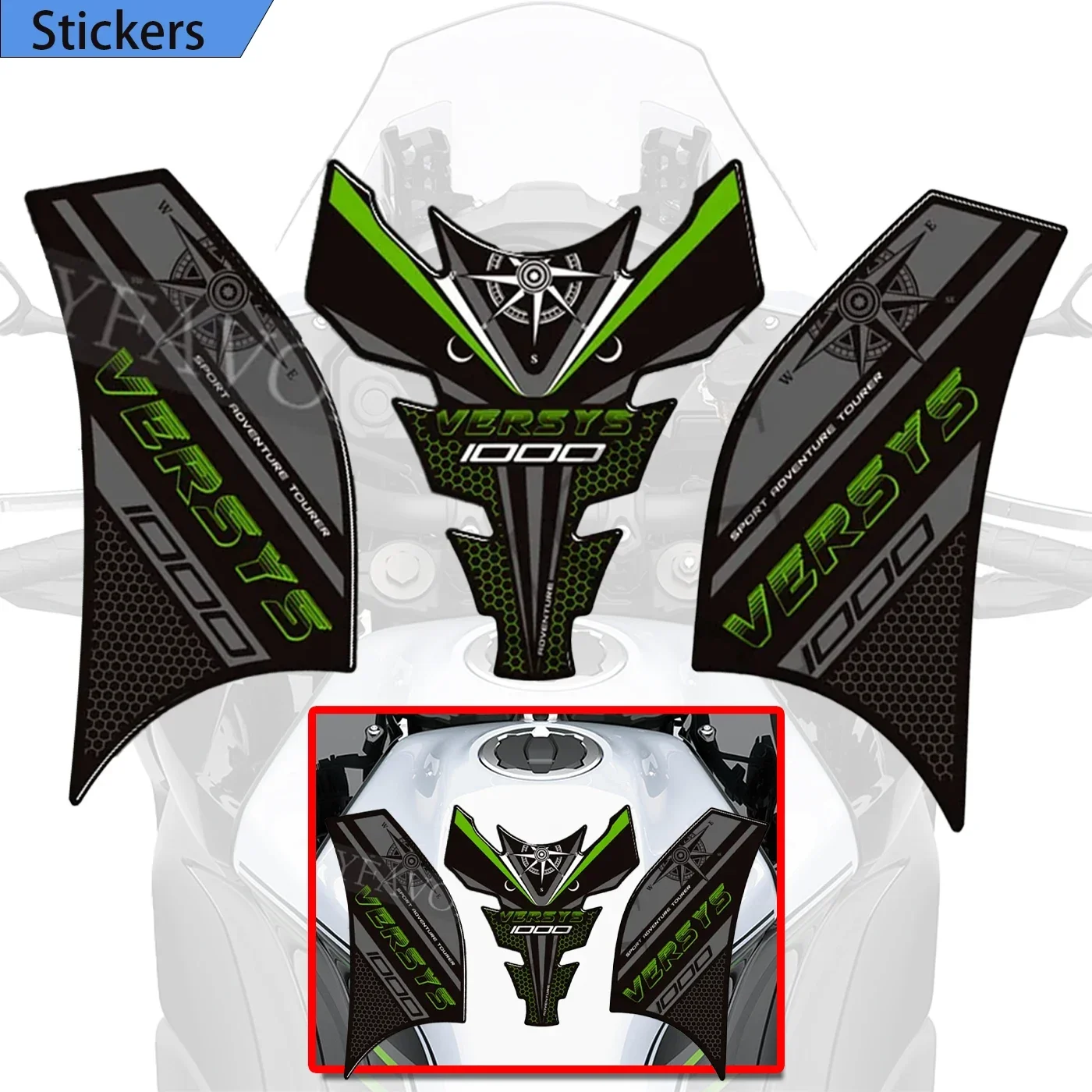 Motorcycle Trunk Luggage Cases Side Gas Fuel Oil Kit Knee Decals stickers Protector Tank Pad For Kawasaki VERSYS 1000 SE LT
Motorcycle Trunk Luggage Cases Side Gas Fuel Oil Kit Knee Decals stickers Protector Tank Pad For Kawasaki VERSYS 1000 SE LT