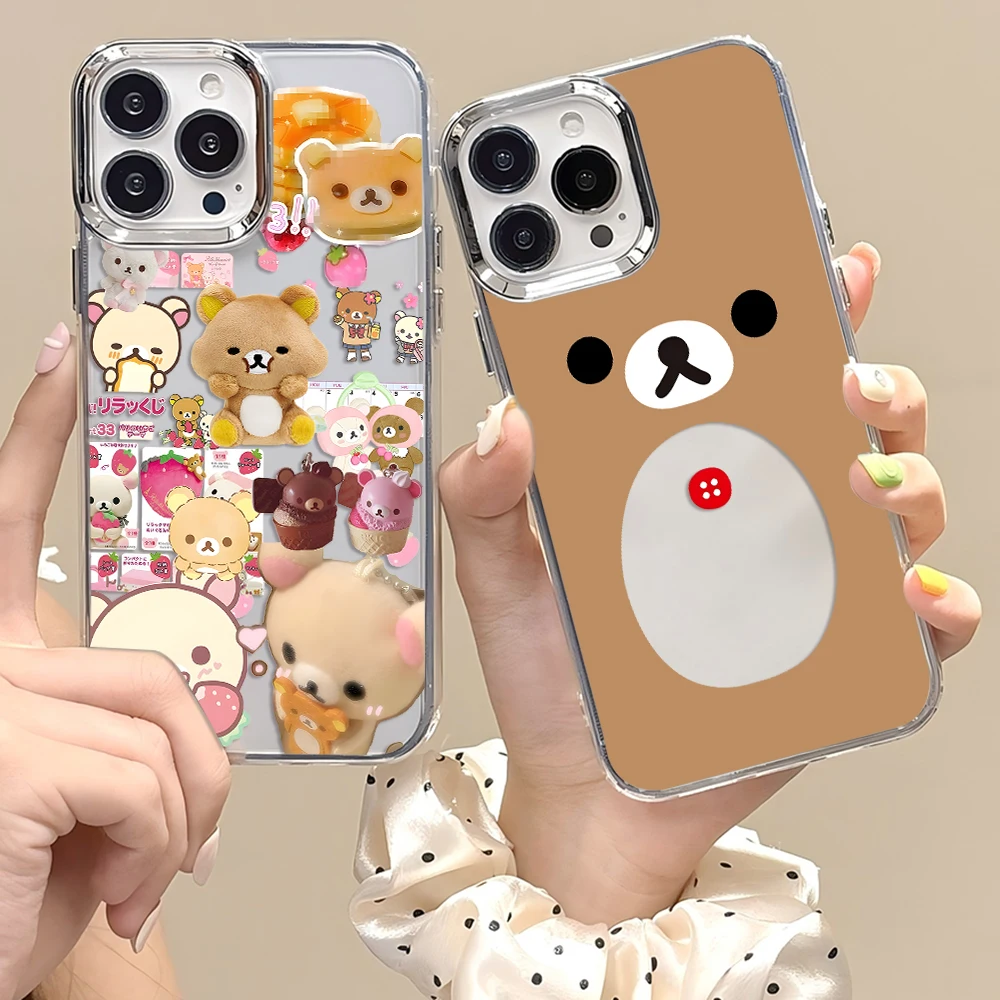 Cartoon R-RilakkumaS Phone Case For iPhone 17 16e 16 15 14 13 12 11 mini Pro Max X XR XSMAX 8 7 Air Plus Transparent Soft Cover
Cartoon R-RilakkumaS Phone Case For iPhone 17 16e 16 15 14 13 12 11 mini Pro Max X XR XSMAX 8 7 Air Plus Transparent Soft Cover
