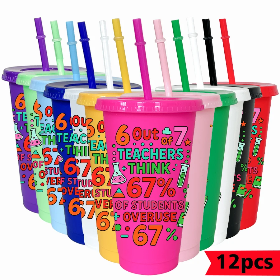 12Pcs/lot 67 Series Digital Science 26oz Color Plastic Tumbler Birthday Party Drinkware Homecoming Water Cup
12Pcs/lot 67 Series Digital Science 26oz Color Plastic Tumbler Birthday Party Drinkware Homecoming Water Cup