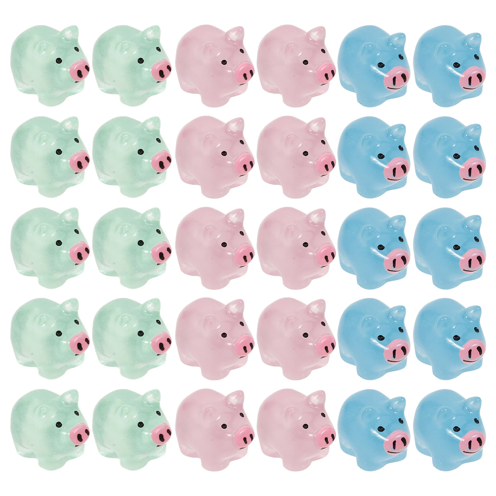 50 Pcs Glow Ornaments Resin Miniature Animal Decor for Garden Micro Resin Pig Lawn Flower Pot Micro Landscape
50 Pcs Glow Ornaments Resin Miniature Animal Decor for Garden Micro Resin Pig Lawn Flower Pot Micro Landscape