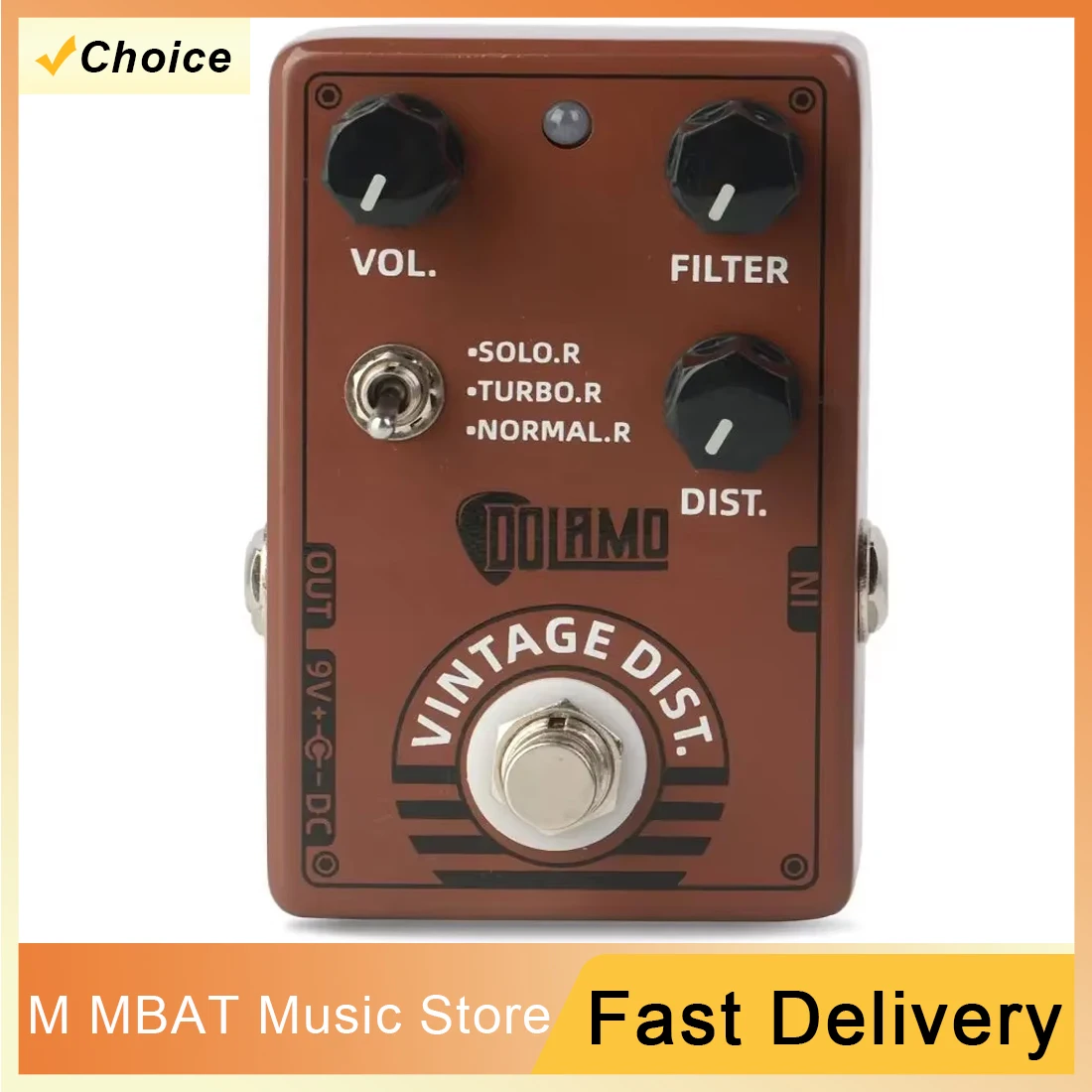 Distortion Guitar Pedal Vintage Distortion Electric Guitar Effect Pedal Volume Filter Distortion Controls True Bypass
Distortion Guitar Pedal Vintage Distortion Electric Guitar Effect Pedal Volume Filter Distortion Controls True Bypass
