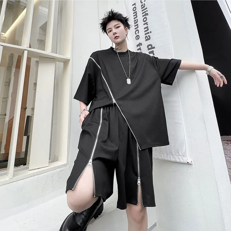 Men's Loose Solid Color Straight Shorts 2022 Summer New Fashion Personalized Zipper Design Casual Handsome Pants
Men's Loose Solid Color Straight Shorts 2022 Summer New Fashion Personalized Zipper Design Casual Handsome Pants