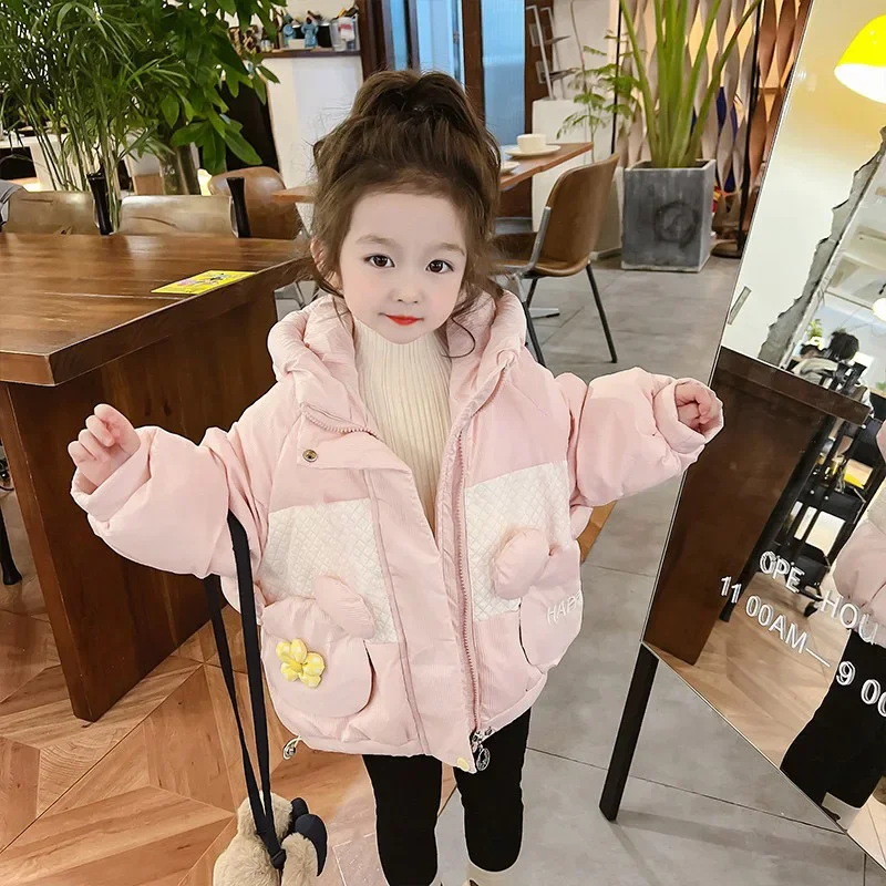 Girls Down Jacket 2024 New Winter Style Little Girl Cotton-padded Jacket Baby Cotton-padded Padded Winter Children Pink Coat
Girls Down Jacket 2024 New Winter Style Little Girl Cotton-padded Jacket Baby Cotton-padded Padded Winter Children Pink Coat