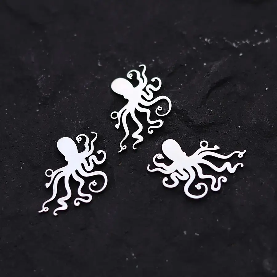 3pcs/lot Stainless Steel Ocean Animal Octopus Charms Pendant for Jewelry Making Tassel Earrings Bracelets Necklace diy Accessory
3pcs/lot Stainless Steel Ocean Animal Octopus Charms Pendant for Jewelry Making Tassel Earrings Bracelets Necklace diy Accessory