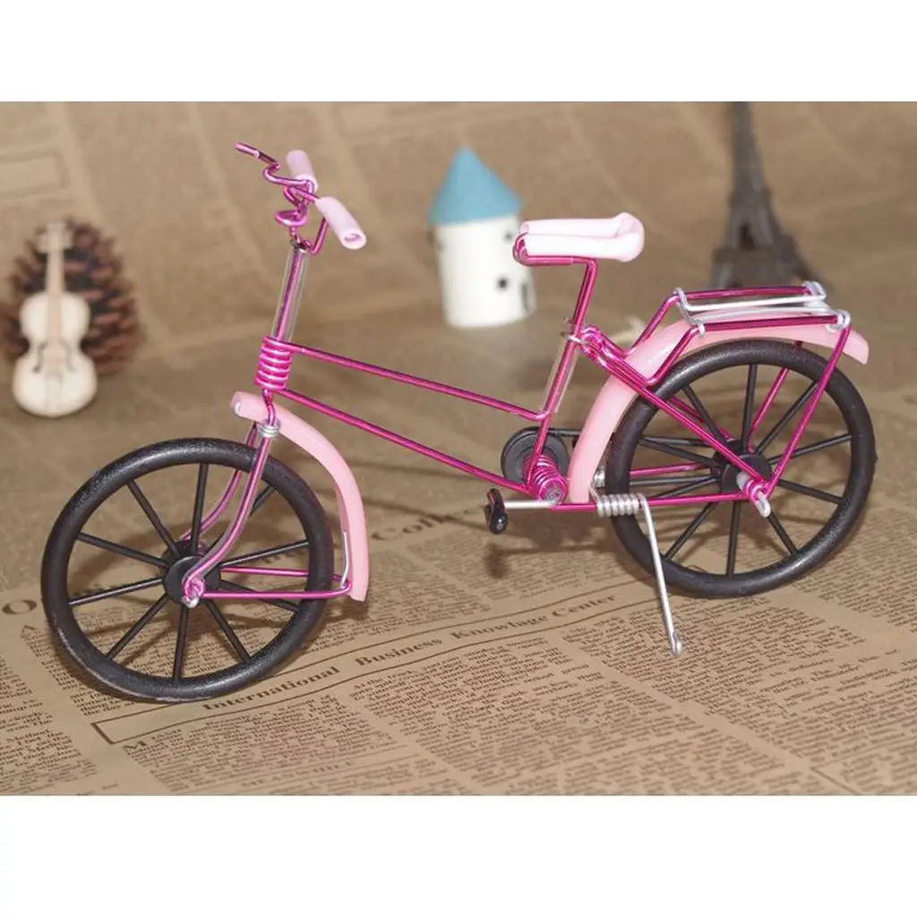 Diecast Bicycle Toy Metal Pink Desk Ornament Handcraft Bike Model Collectibles Gift for Living Room
Diecast Bicycle Toy Metal Pink Desk Ornament Handcraft Bike Model Collectibles Gift for Living Room