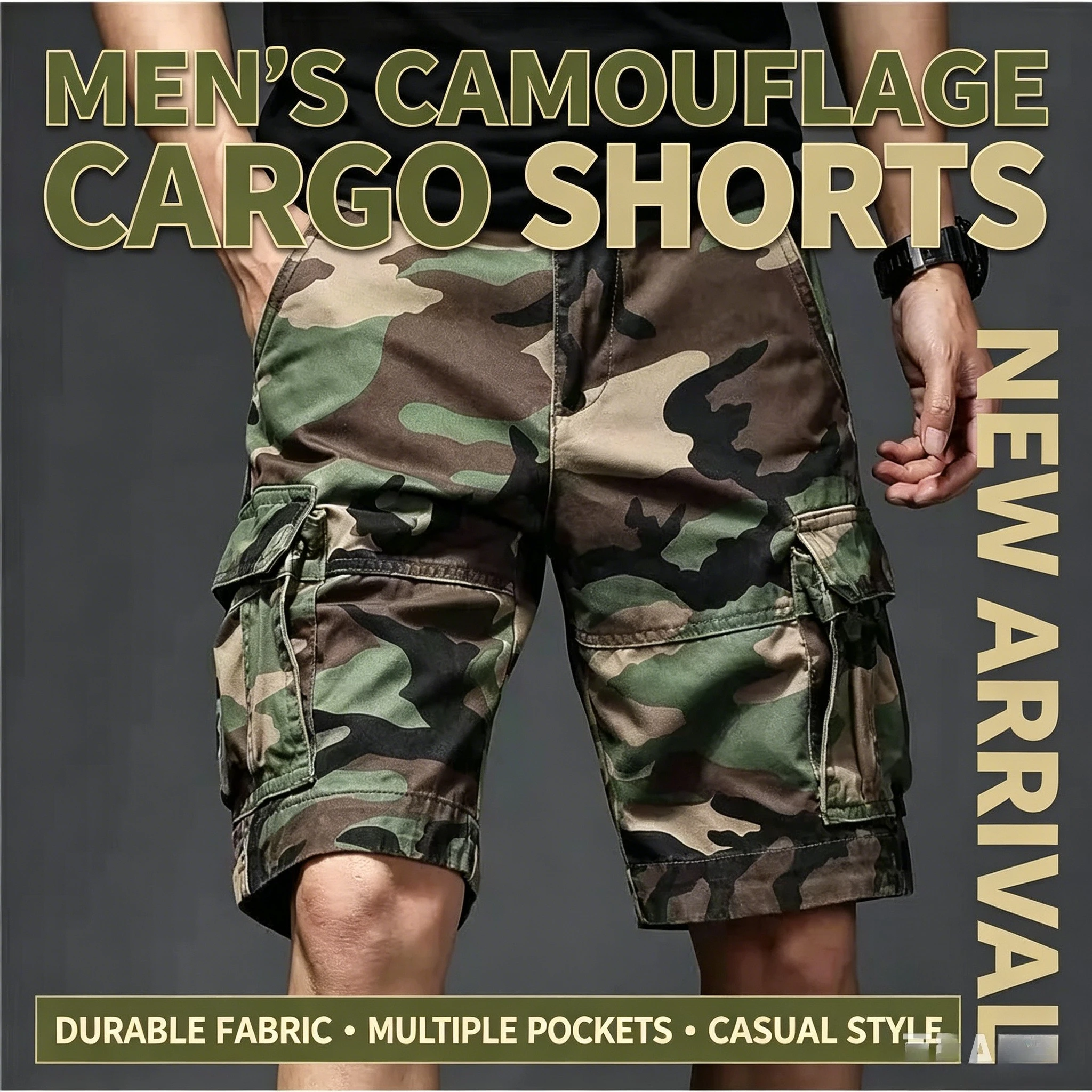 2025 Outdoor Multi-Pocket Hiking Shorts for Men Durable Breathable No Waistband Multi-pocket Sports Camouflage Workwear Bermuda
2025 Outdoor Multi-Pocket Hiking Shorts for Men Durable Breathable No Waistband Multi-pocket Sports Camouflage Workwear Bermuda