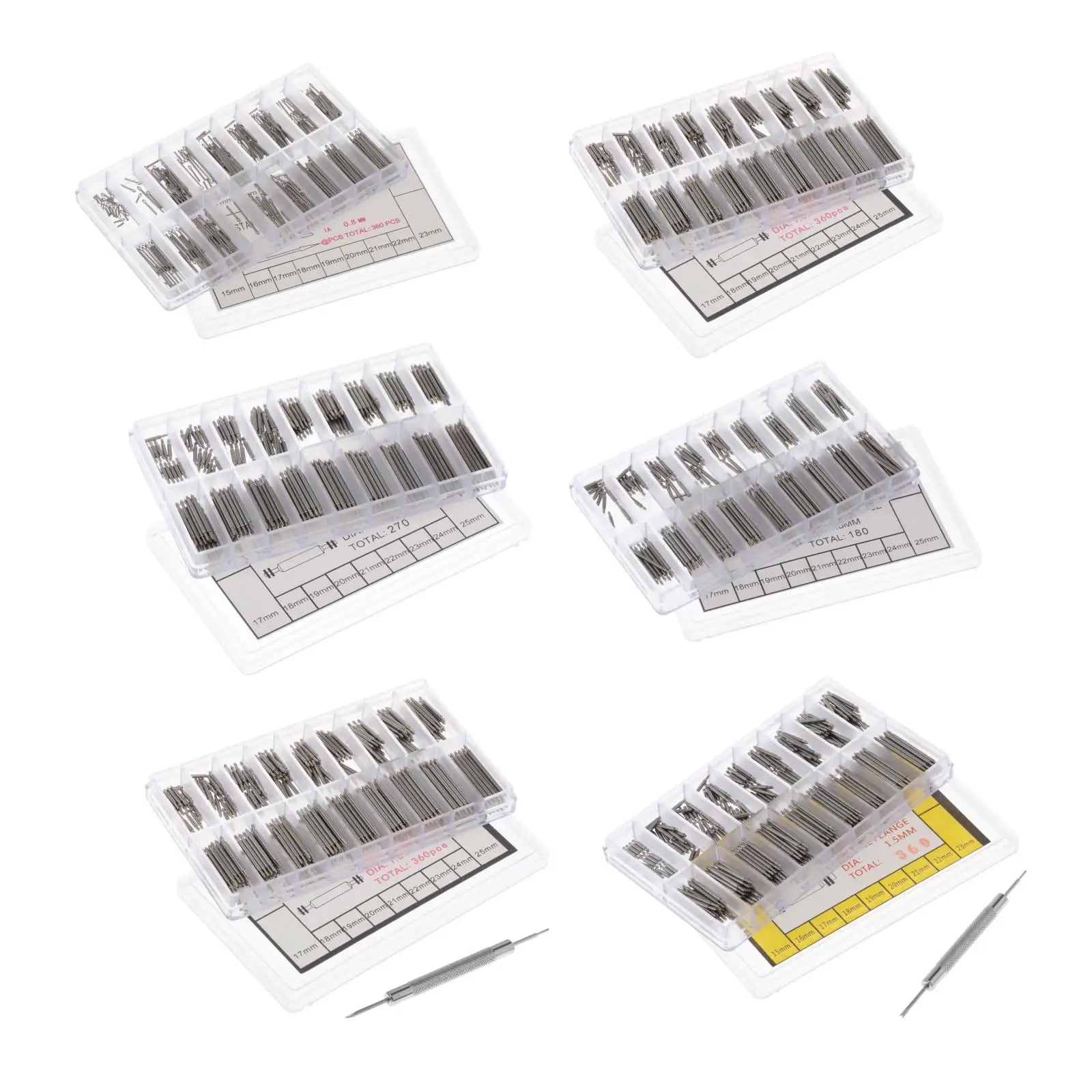 Watch Band Link Pins, Watch Band Repair Kit, Stainless Steel Professional Watch Accessories Repairing Watch Bracelet Pin
Watch Band Link Pins, Watch Band Repair Kit, Stainless Steel Professional Watch Accessories Repairing Watch Bracelet Pin