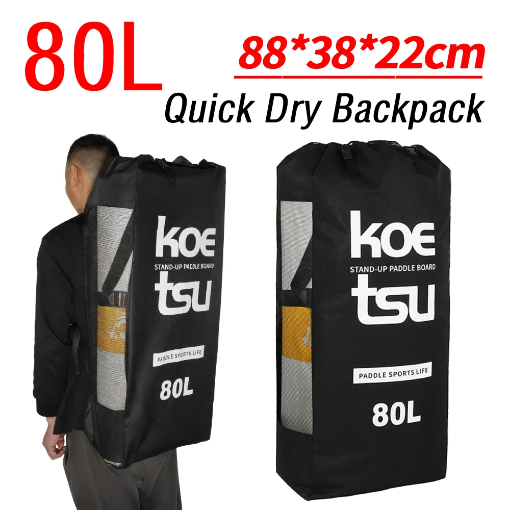 80L Carrying Storage Bag Breathable Mesh Sides Travel Carrying Backpack Reinforced Oxford Fabric for Stand Up Paddle Boards
80L Carrying Storage Bag Breathable Mesh Sides Travel Carrying Backpack Reinforced Oxford Fabric for Stand Up Paddle Boards