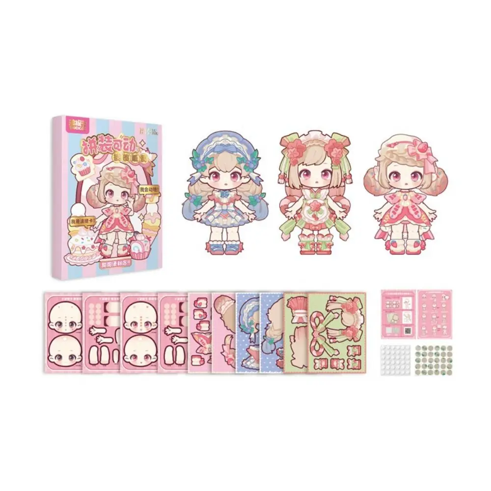 Anime Activity Books DIY Paper Puppet Toy Handmade Montessori 3D Dress Up Paper Doll Cartoon Hand Ledger 
Anime Activity Books DIY Paper Puppet Toy Handmade Montessori 3D Dress Up Paper Doll Cartoon Hand Ledger