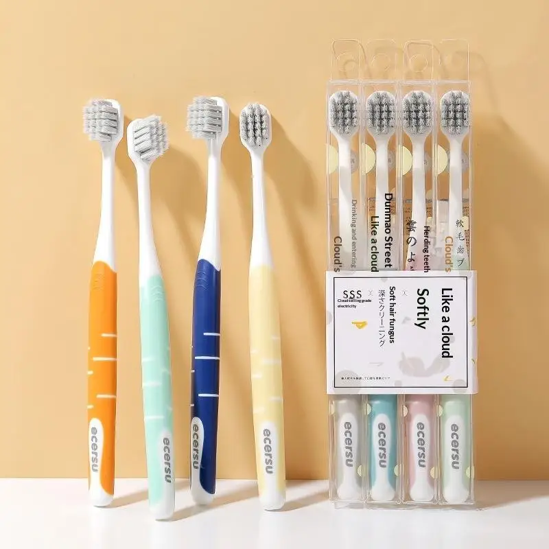 Soft Bristle Toothbrushes Portable Non Slip Handle Gum Protection for Travel Home Daily Use
Soft Bristle Toothbrushes Portable Non Slip Handle Gum Protection for Travel Home Daily Use