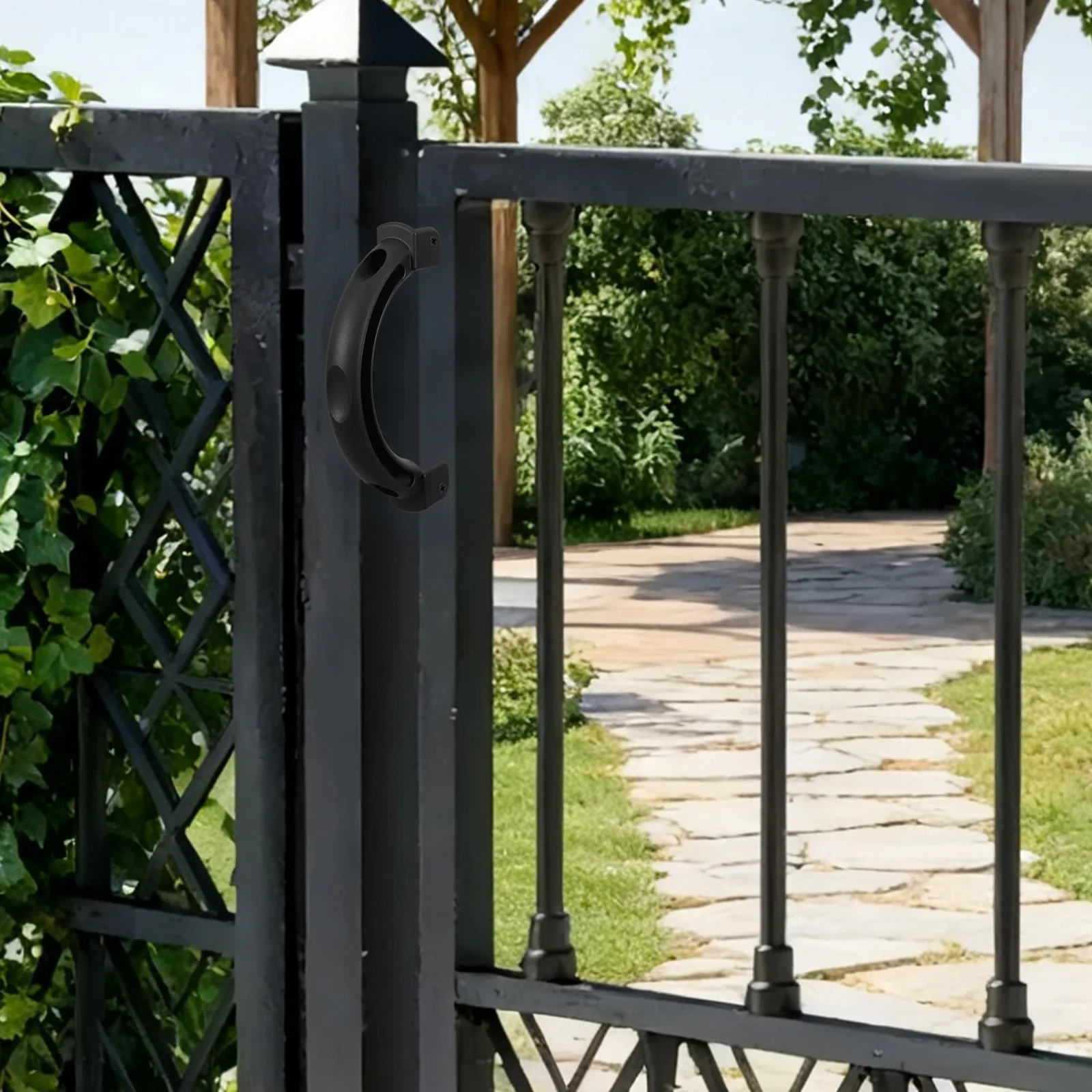 2Pcs Heavy Duty Black Nylon Barn Door Pull Handles Side Mount for Shed Gate Garage Wood Metal Doors Black Door Handle
2Pcs Heavy Duty Black Nylon Barn Door Pull Handles Side Mount for Shed Gate Garage Wood Metal Doors Black Door Handle