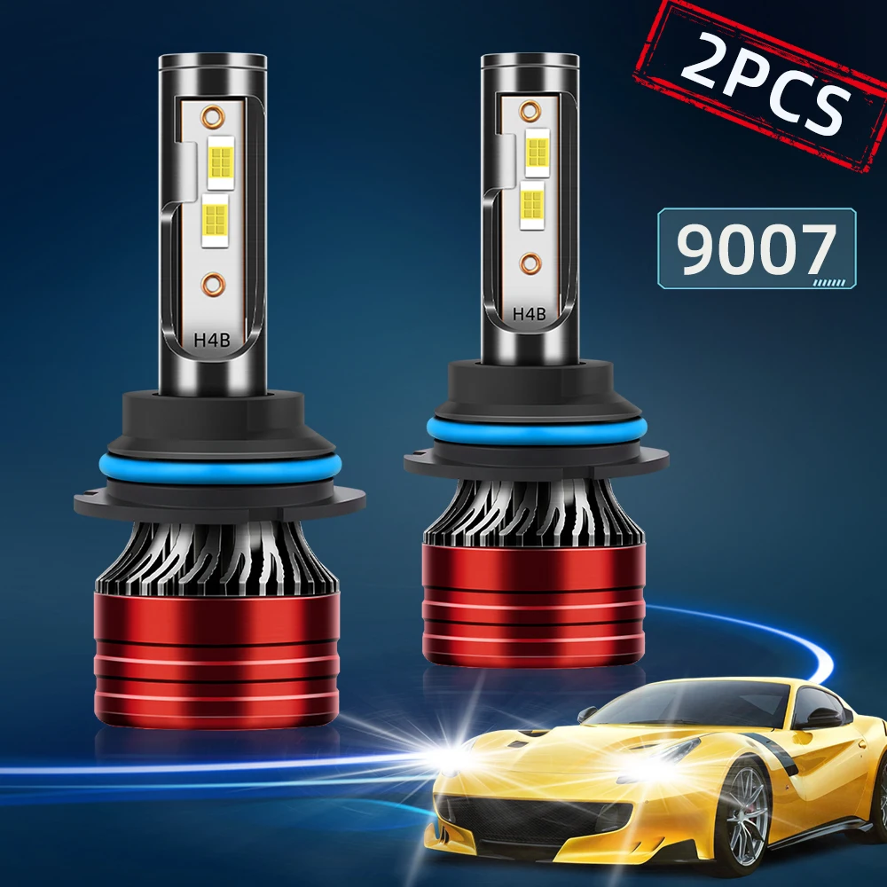 LED Headlight 9007 Hi/Lo Beam Headlight Bulbs 400% Brighter LED Conversion Kit 6000K White 3570 CSP Internal Drive Auto Light
LED Headlight 9007 Hi/Lo Beam Headlight Bulbs 400% Brighter LED Conversion Kit 6000K White 3570 CSP Internal Drive Auto Light