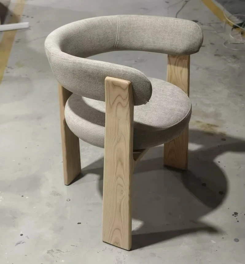 Modern solid wood gray wood color interior decoration dining chair leisure chair
Modern solid wood gray wood color interior decoration dining chair leisure chair