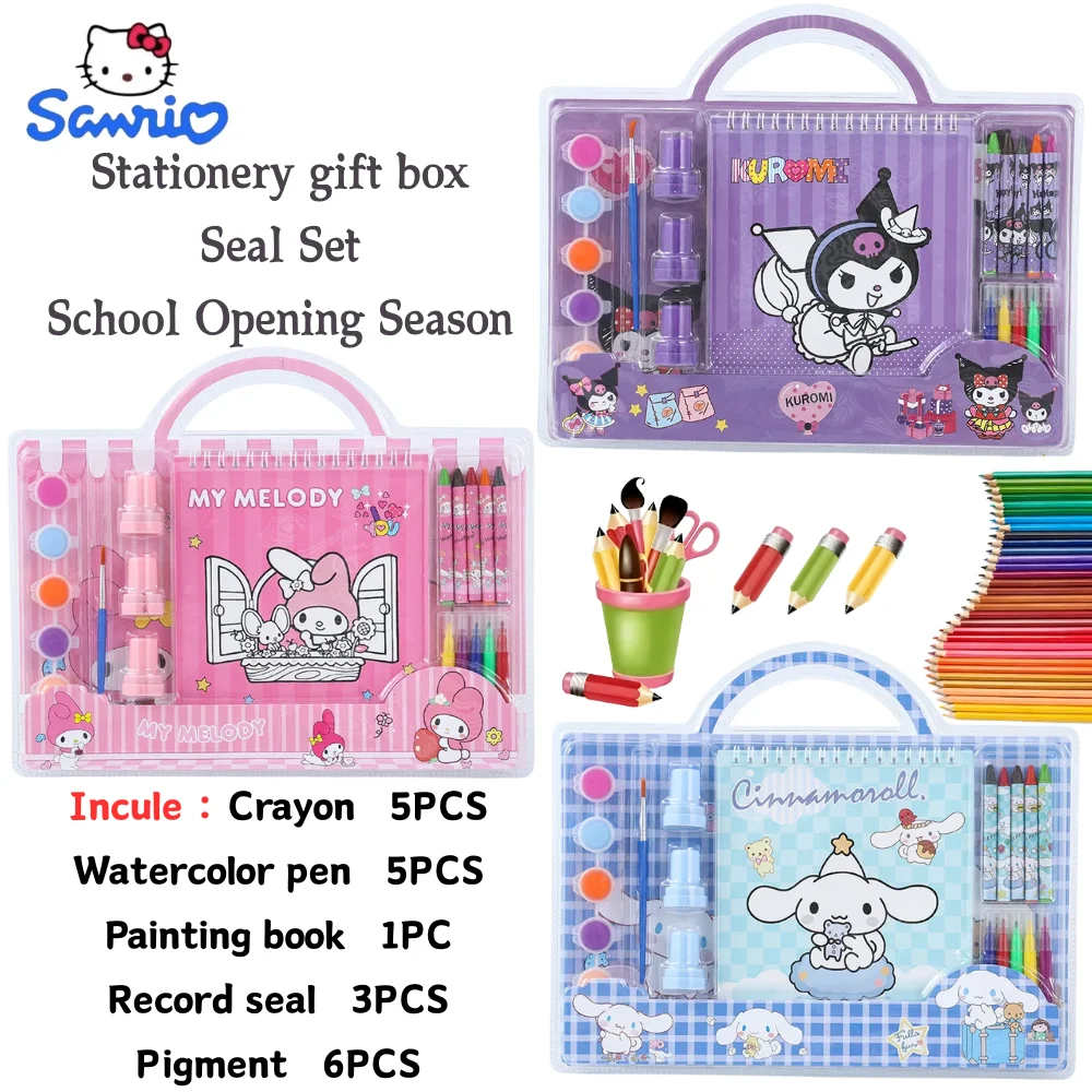 Подарочный набор канцелярских принадлежностей Sanrio 2026: Куроми, Май Мелоди, Синаморолл, Набор для штампов и рисования для детей, Подарочный набор канцелярских принадлежностей к школе
Подарочный набор канцелярских принадлежностей Sanrio 2026: Куроми, Май Мелоди, Синаморолл, Набор для штампов и рисования для детей, Подарочный набор канцелярских принадлежностей к школе