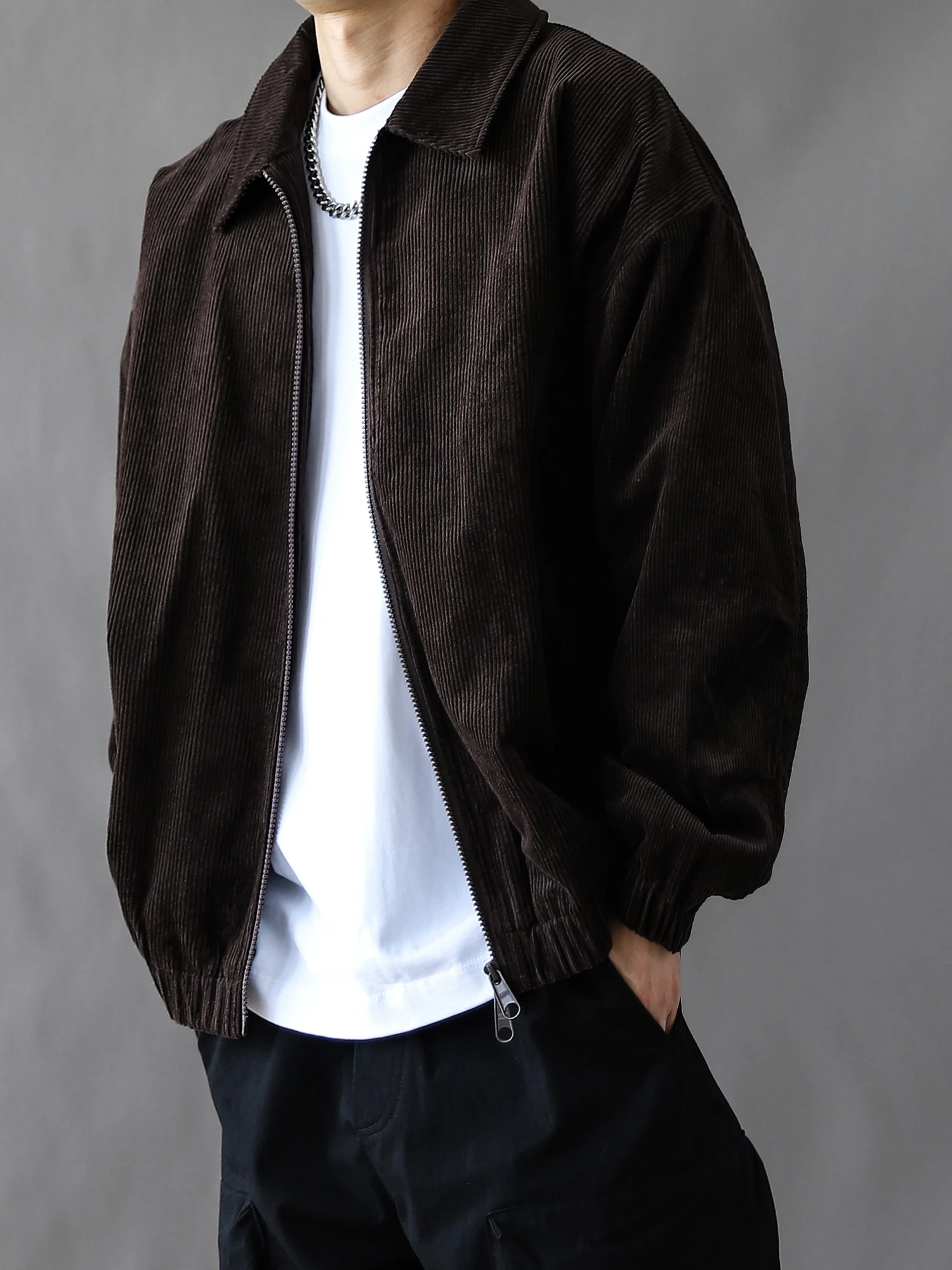 Retro Japanese Sle Corduroy Jaet Men's Spring Autumn Loose Casual Outerwear 2025 New Turn-down Collar Top M
Retro Japanese Sle Corduroy Jaet Men's Spring Autumn Loose Casual Outerwear 2025 New Turn-down Collar Top M