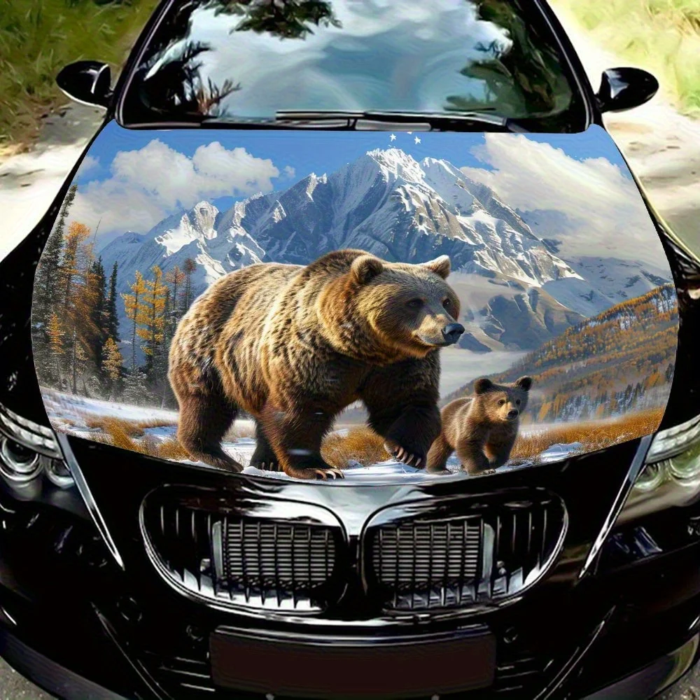 Big Bear And Little Bear Car Vinyl Wraps, Engine Hood Decal Sticker, Splash-Resistant, Easy Removal, Durable Personalized Car Ac
Big Bear And Little Bear Car Vinyl Wraps, Engine Hood Decal Sticker, Splash-Resistant, Easy Removal, Durable Personalized Car Ac