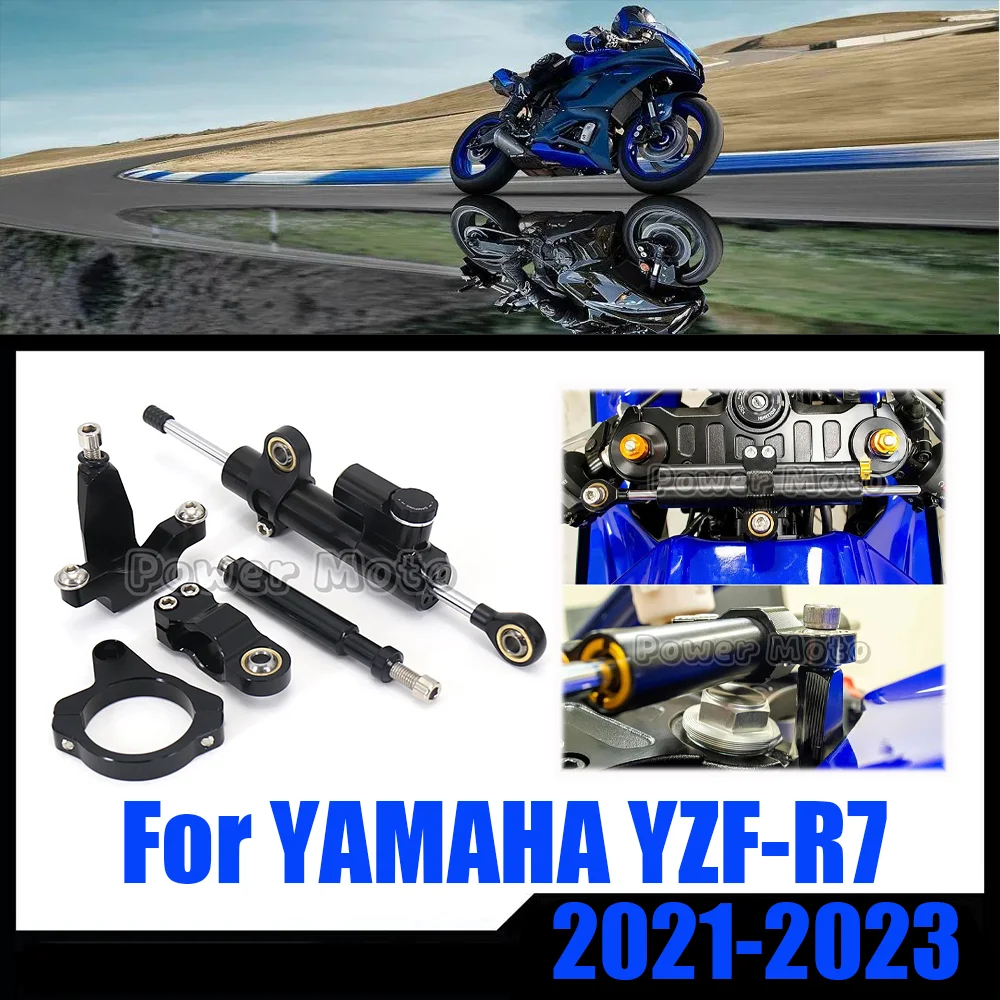 YZF-R7 новый для YAMAHA YZF R7 Yzf r7 2021-2023, аксессуары для мотоциклов, стабилизатор рулевого демпфера и монтажный комплект кронштейна
YZF-R7 новый для YAMAHA YZF R7 Yzf r7 2021-2023, аксессуары для мотоциклов, стабилизатор рулевого демпфера и монтажный комплект кронштейна