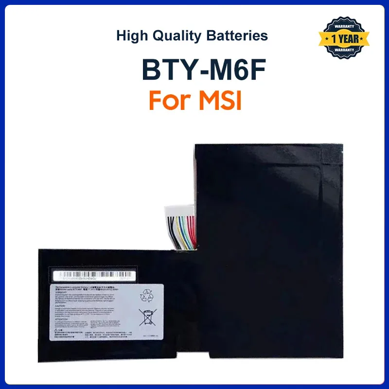 Аккумулятор BTY-M6F для MSI GS60 MS-16H2 2PL 6QE 2QE 2PE 2QC 2QD 6QC 6QC-257XCN Series 11,4 V 4640mAh Бесплатные инструменты
Аккумулятор BTY-M6F для MSI GS60 MS-16H2 2PL 6QE 2QE 2PE 2QC 2QD 6QC 6QC-257XCN Series 11,4 V 4640mAh Бесплатные инструменты