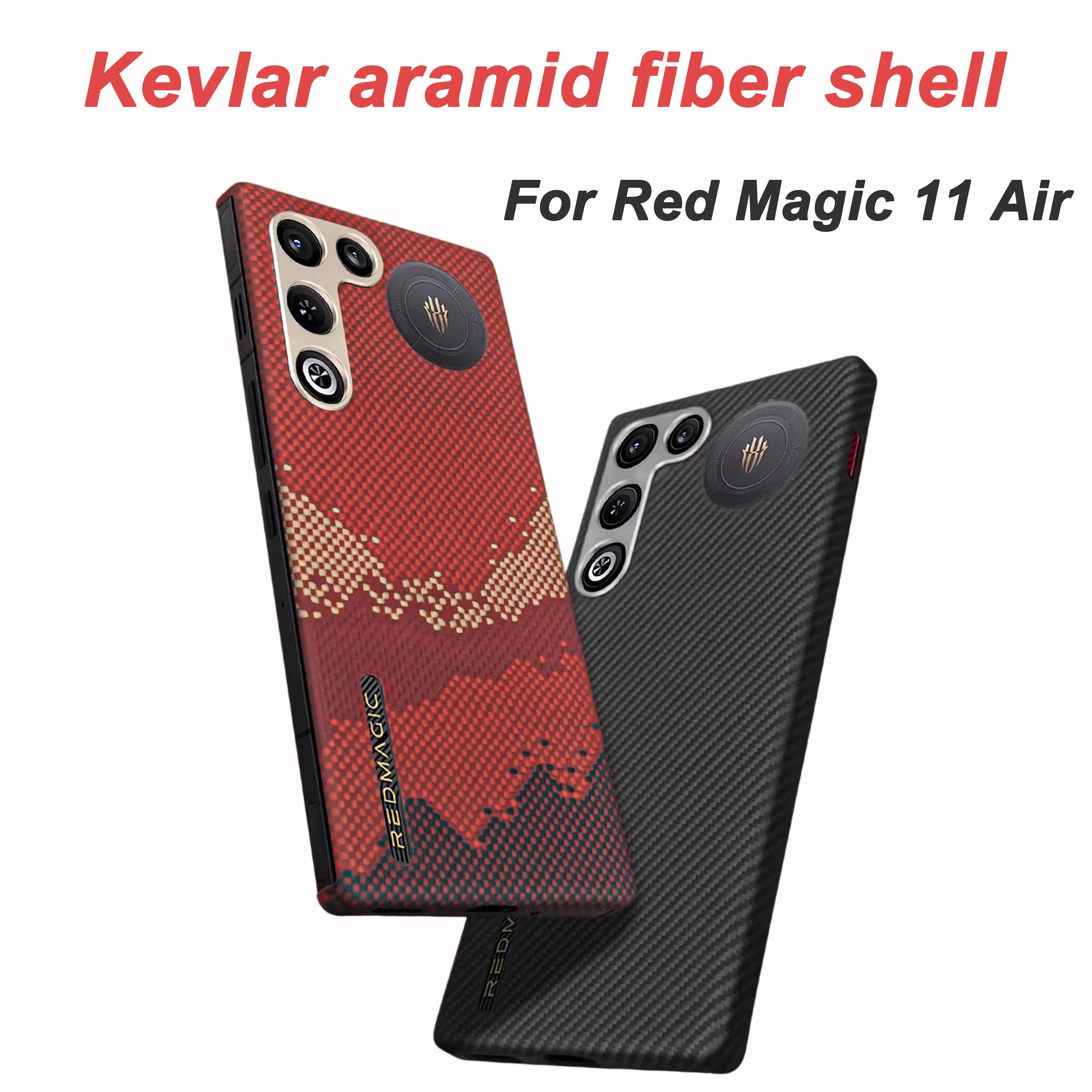 For red magic 11 air carbon fiber Kevlar aramid fiber hard shell ultra-thin lightweight magnetic suction 600D protective cover
For red magic 11 air carbon fiber Kevlar aramid fiber hard shell ultra-thin lightweight magnetic suction 600D protective cover