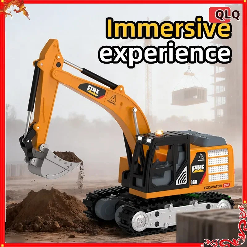 JJRC Q Version Electric RC Excavator Alloy Construction Truck With Sound Light Interactive Sand Digging Stone Shoveling Boys Toy
JJRC Q Version Electric RC Excavator Alloy Construction Truck With Sound Light Interactive Sand Digging Stone Shoveling Boys Toy
