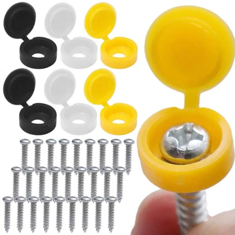 Stainlessscrews and Caps Black White Yellow License Plate Screw Caps Car License Plate Fixing Devices Screw for Furniture
Stainlessscrews and Caps Black White Yellow License Plate Screw Caps Car License Plate Fixing Devices Screw for Furniture