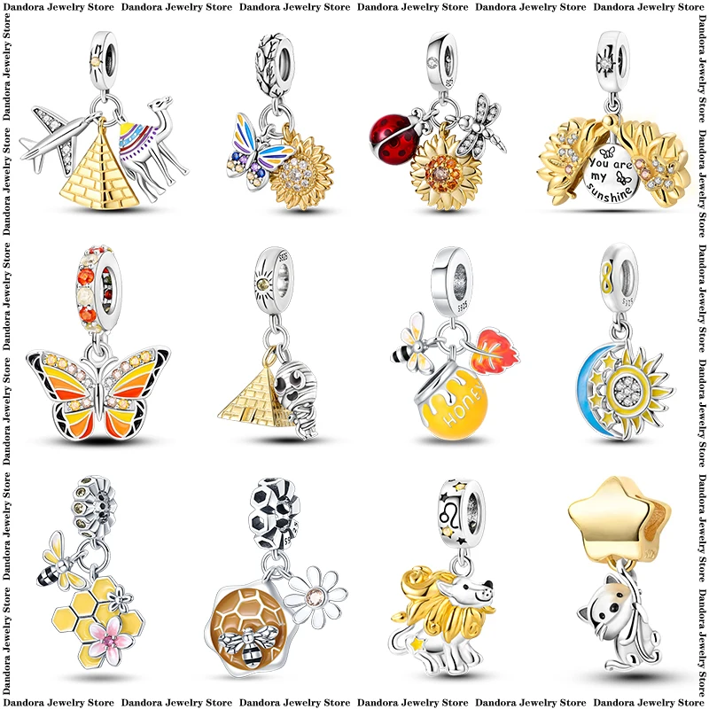 2023 New in Yellow Series Animal Shape Charm Beads Fits Pandora 925 Original Bracelet Women Silver Pendant Bead DIY Jewelry Gift
2023 New in Yellow Series Animal Shape Charm Beads Fits Pandora 925 Original Bracelet Women Silver Pendant Bead DIY Jewelry Gift