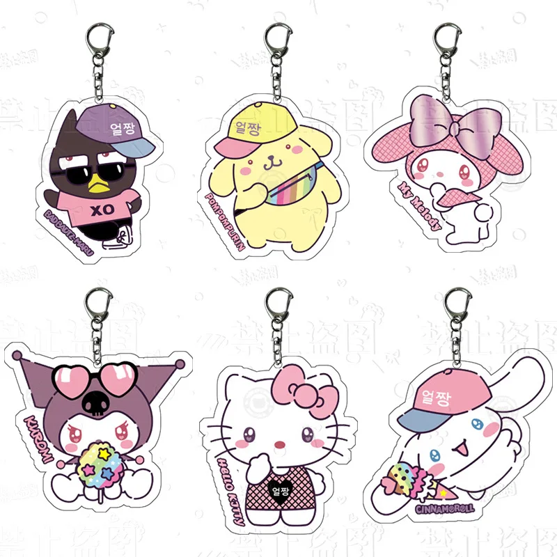 Брелок Sanrio Kawaii Kuromi Surrounding Cinnamoroll, подвеска на рюкзак Hellokity, розовый, модный подарок для пары, детский подарок
Брелок Sanrio Kawaii Kuromi Surrounding Cinnamoroll, подвеска на рюкзак Hellokity, розовый, модный подарок для пары, детский подарок