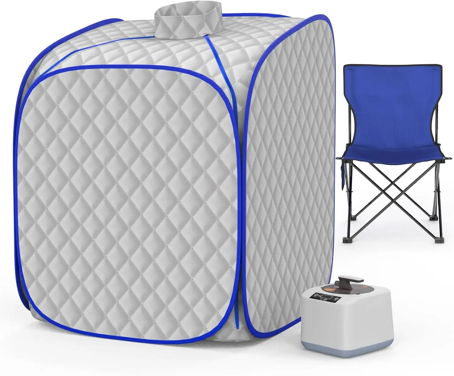 Portable Home Steam Sauna Tent with 9-Level Heating, Fast Warm-Up & Folding Chair for Relaxation and Detox
Portable Home Steam Sauna Tent with 9-Level Heating, Fast Warm-Up & Folding Chair for Relaxation and Detox