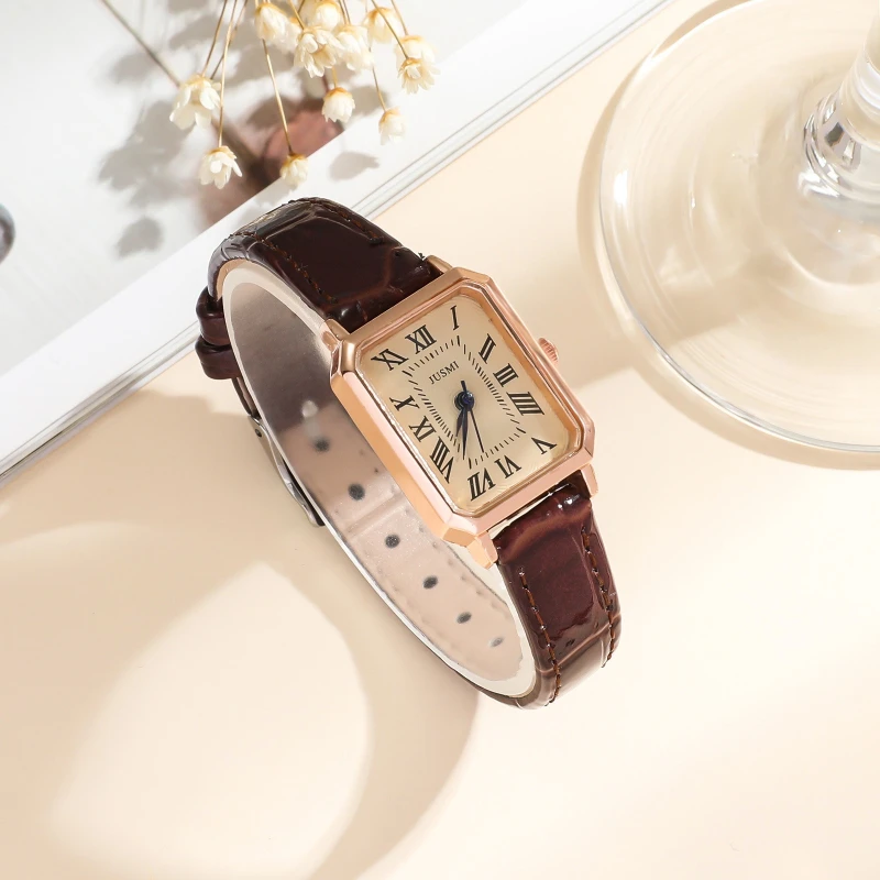 Ladies Watch, Fashion Casual Roman Needle Scale Quartz Watch
Ladies Watch, Fashion Casual Roman Needle Scale Quartz Watch